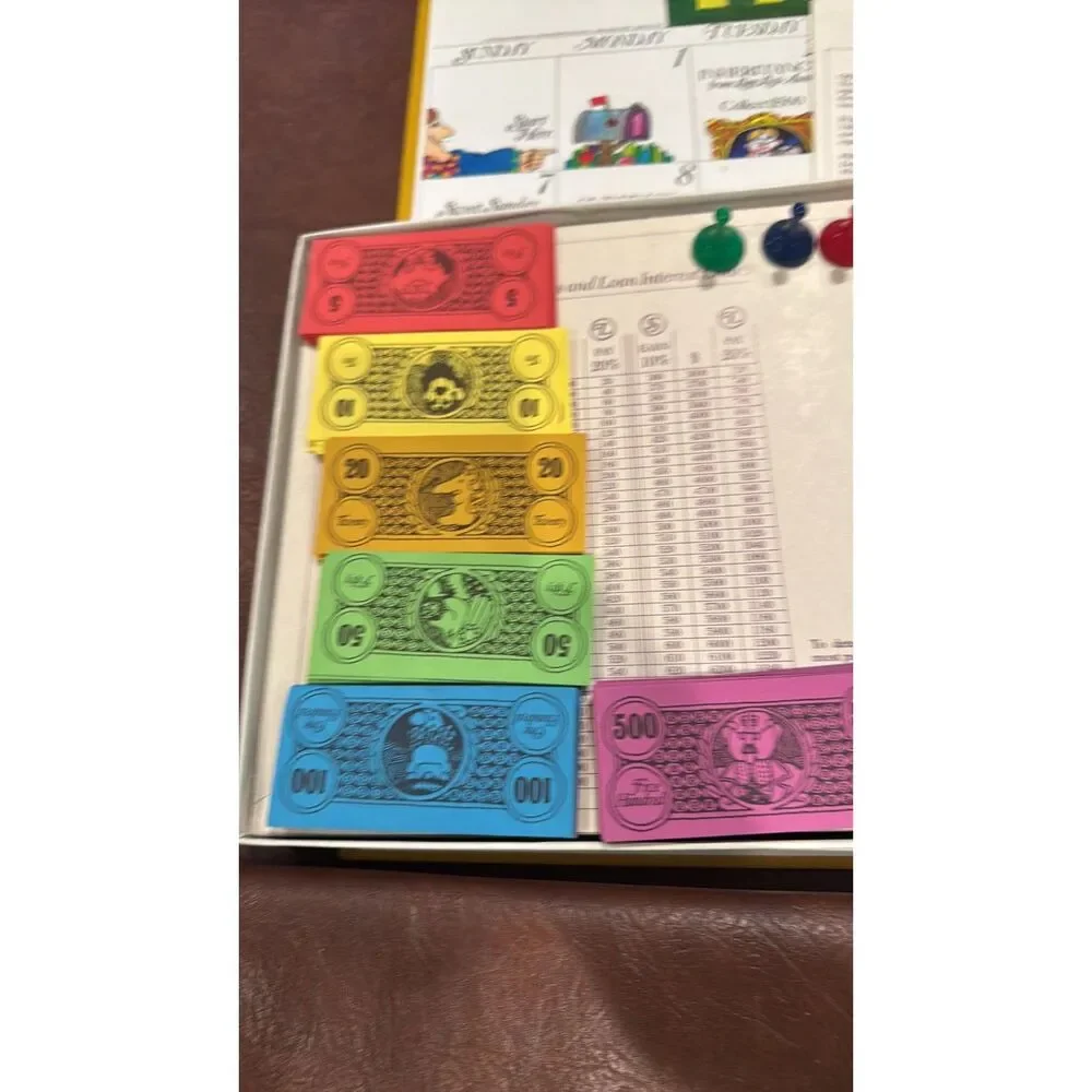 Vintage 1975 Parker Brother sPay Day Board Game Complete